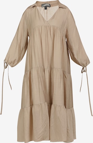 DreiMaster Vintage Kleid in Braun: predná strana