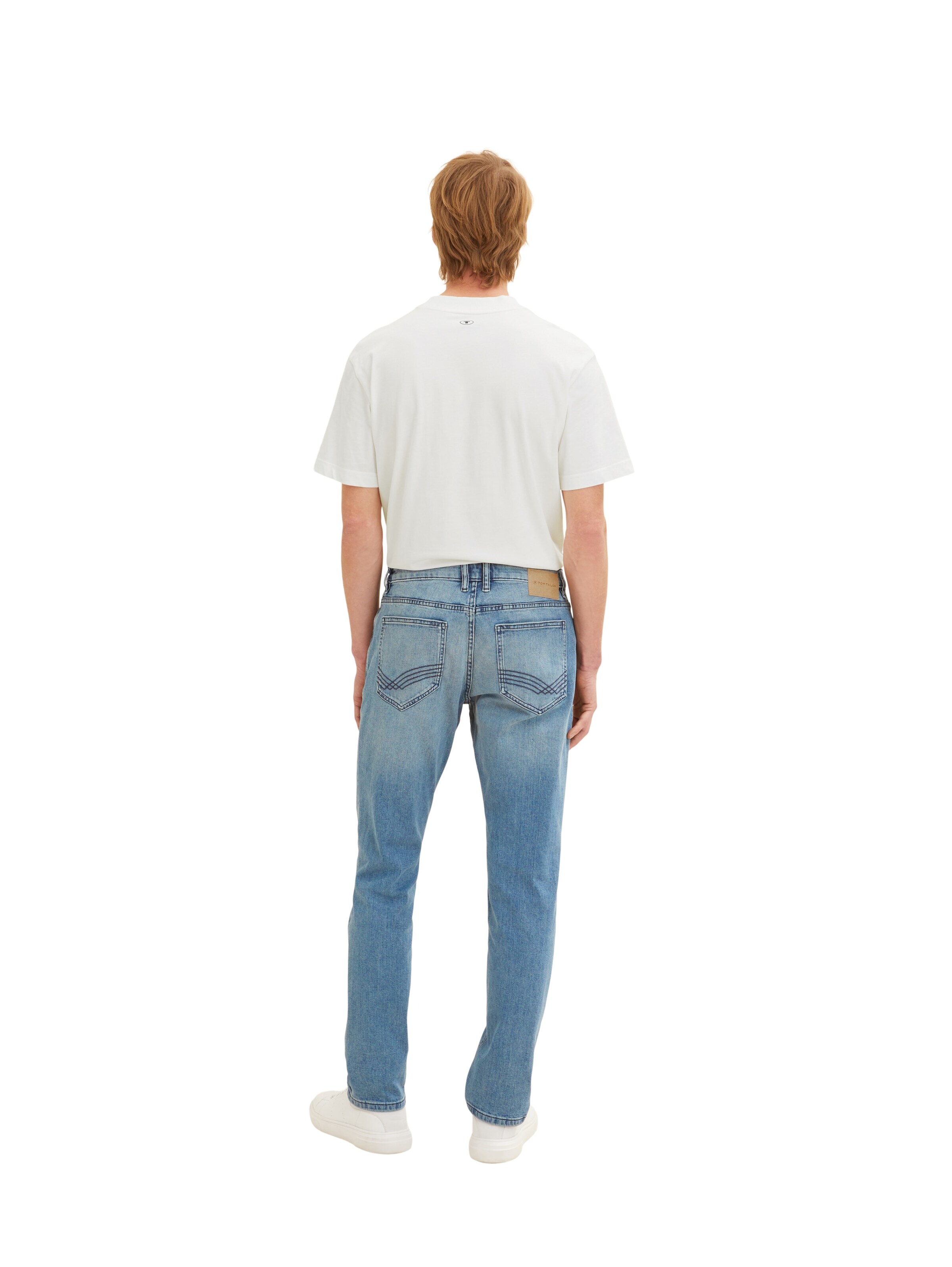 Coupe slim Jean 'Josh' TOM TAILOR en bleu