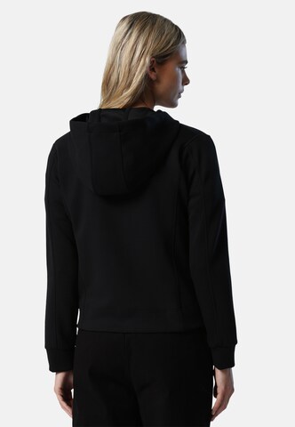 North Sails Zip-Up Hoodie in Black