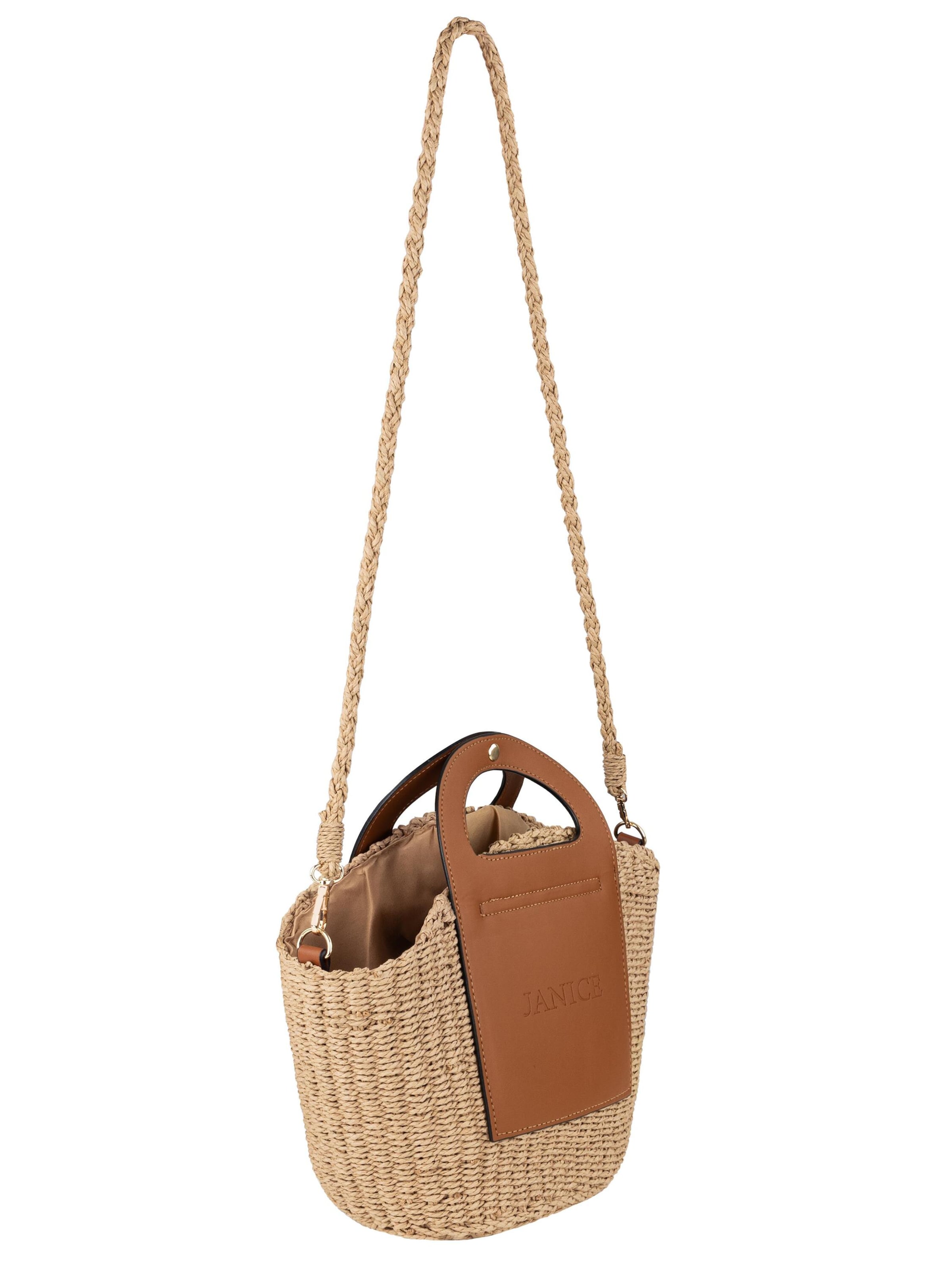 Janice Handbag 'Comallo' in Brown: front