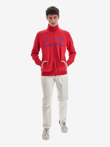 La Martina Sweatjacke 'Urbanus' in Rot