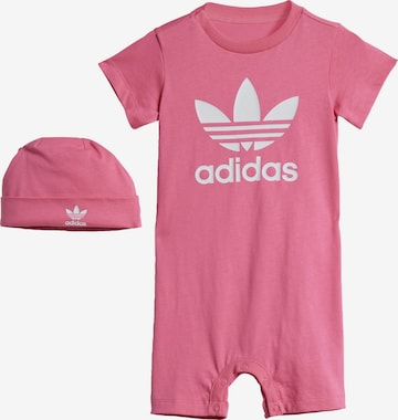 ADIDAS ORIGINALS - Conjunto 'Gift Set Jumpsuit and' en rosa: frente
