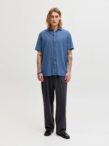 JACK & JONES - Ajuste regular Camisa 'JJESUMMER' en azul