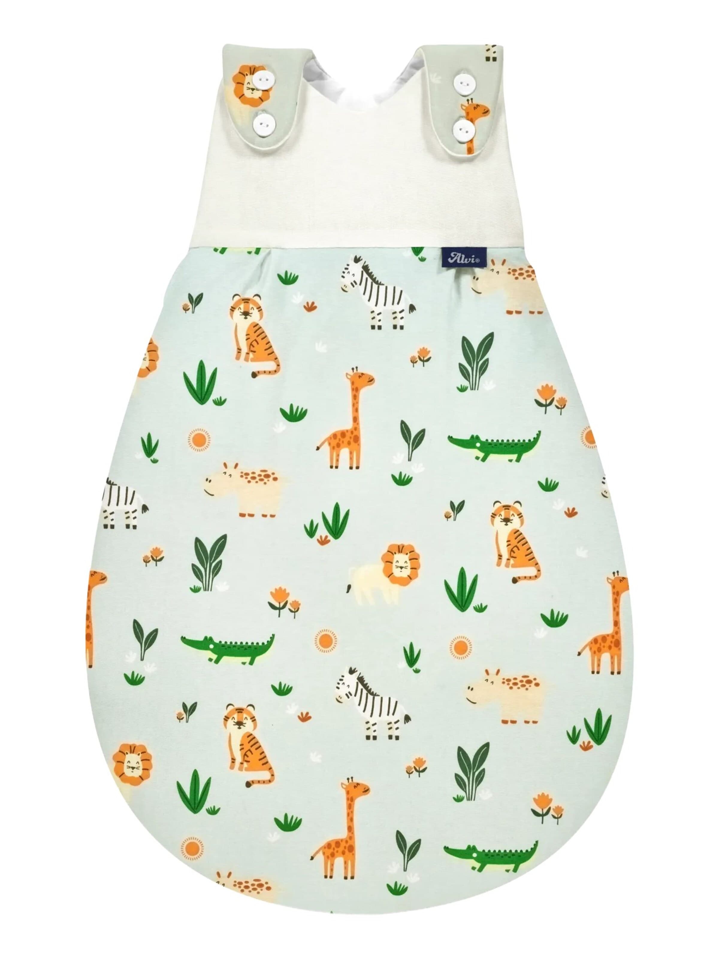 ALVI Schlafsack 'Schlafsack Baby-Mäxchen Außensack Baumwolle'‌ in Blau: Vorderseite