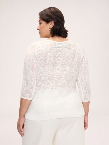 Pull-over Fiorella Rubino en blanc