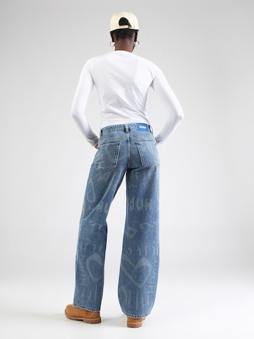 HUGO Loosefit Farmer 'Gamala_B' - kék