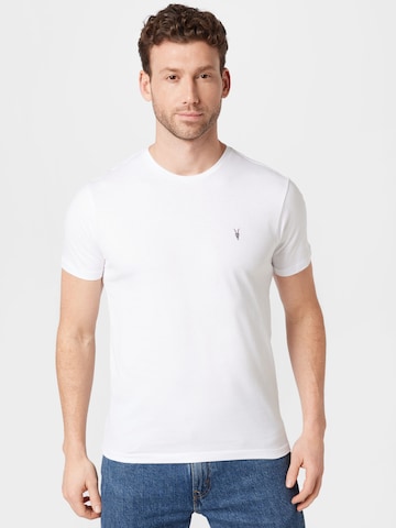 AllSaints Shirt 'BRACE' in Wit: voorkant