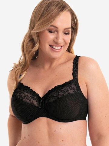 ROSA FAIA Bra 'Eloise' in Black