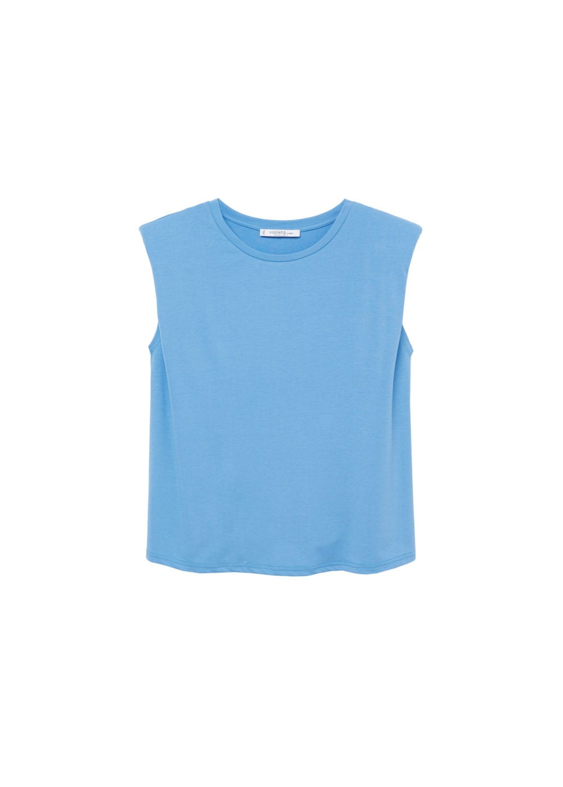 MANGO Top 'Telma' w kolorze niebieski: przód