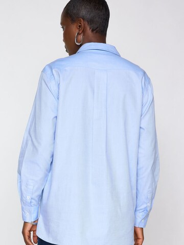 Maison 123 Blouse 'Thomas' in Blue