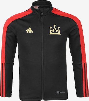 ADIDAS PERFORMANCE Athletic Jacket 'Salah' in Black