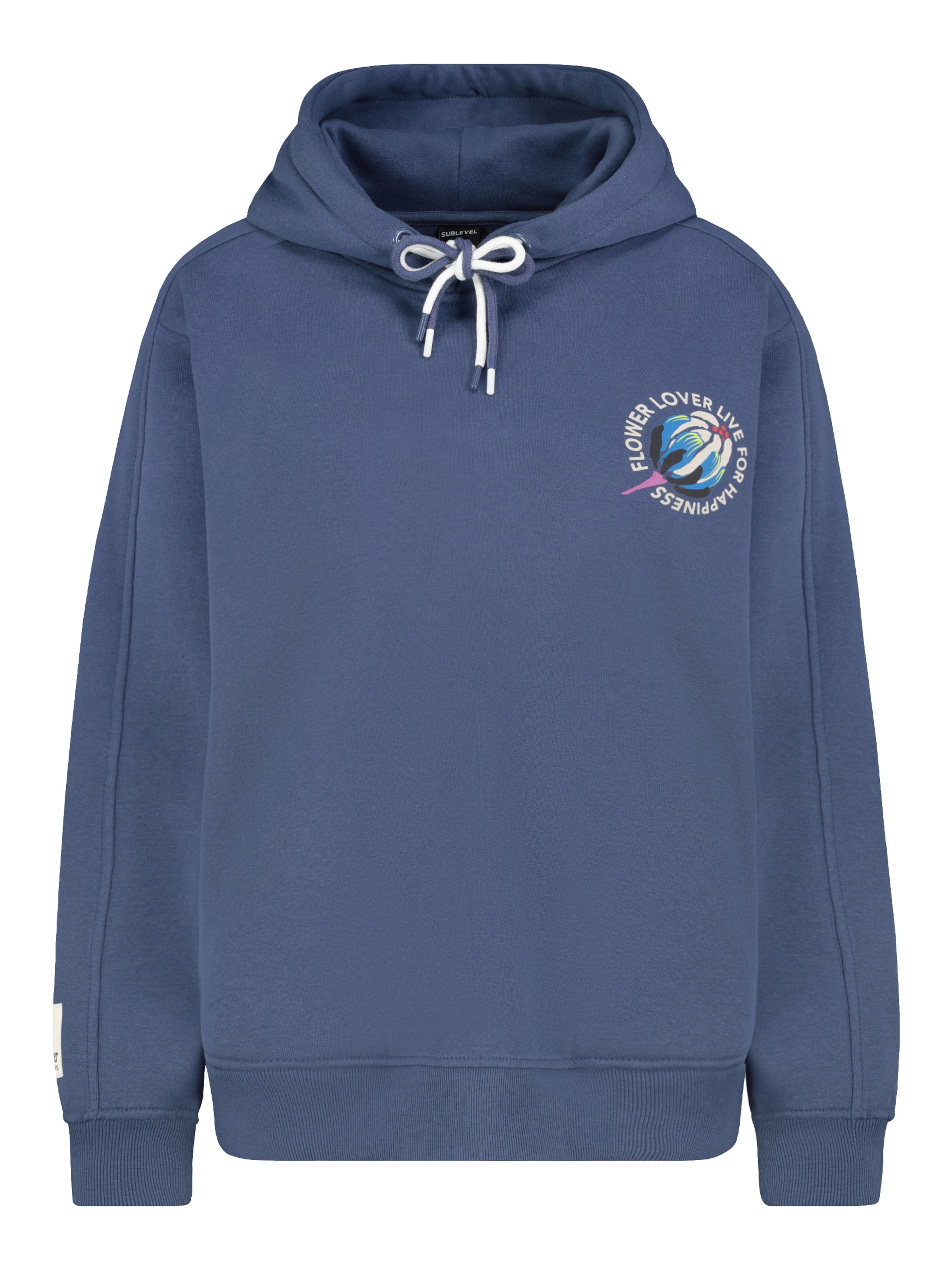 Sublevel Sweatshirt in Blau: Vorderseite