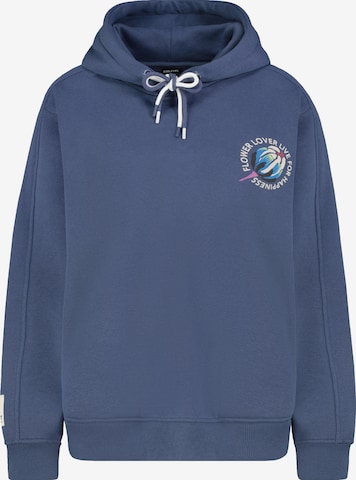 Sublevel Sweatshirt in Blau: Vorderseite