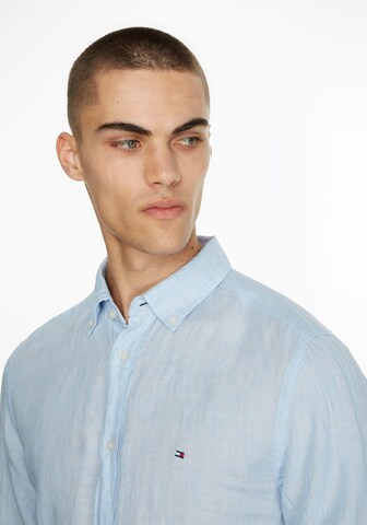 TOMMY HILFIGER Regular Fit Hemd in Blau