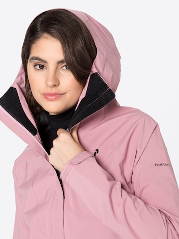 PEAK PERFORMANCE - Casaco outdoor 'Daybreak' em rosa