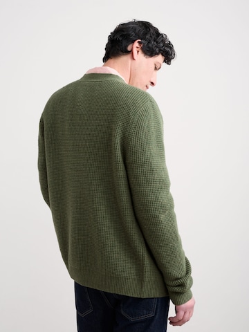 Seasalt Cornwall Gebreid vest 'Scott's Quay' in Groen