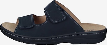 DR. BRINKMANN Mules 'Chelva' in Blue: front