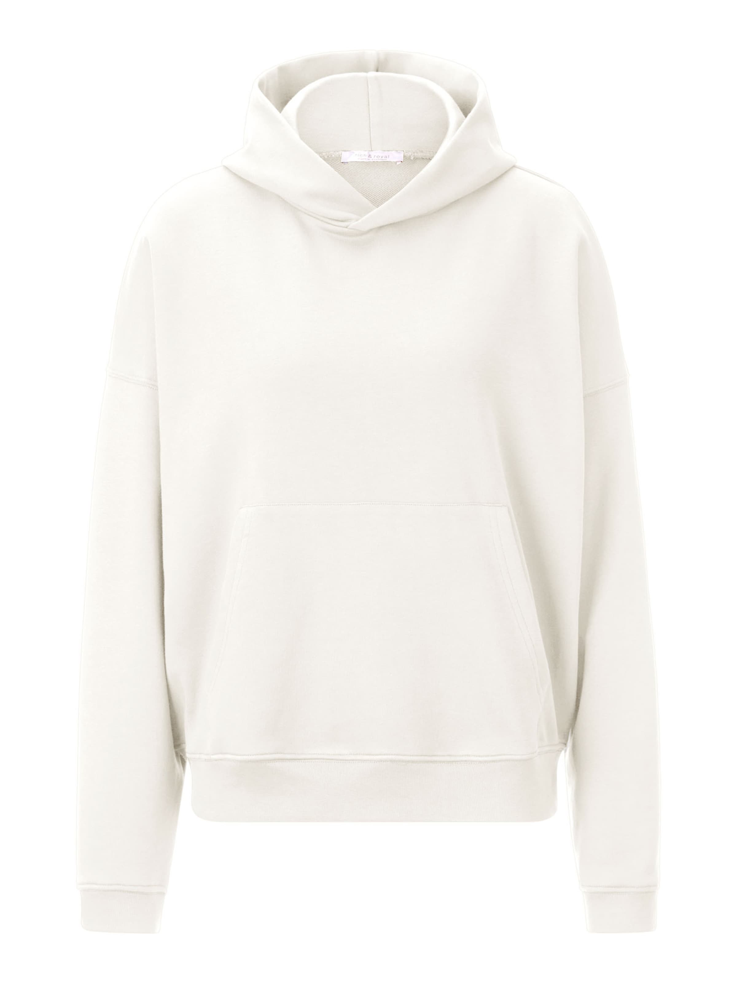 Rich & Royal Sweatshirt i vit: framsida
