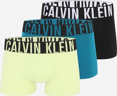 Calvin Klein Underwear Μποξεράκι σε μπλε κυανό / κίτρινο λεμονιού / μαύρο, Άποψη προϊόντος