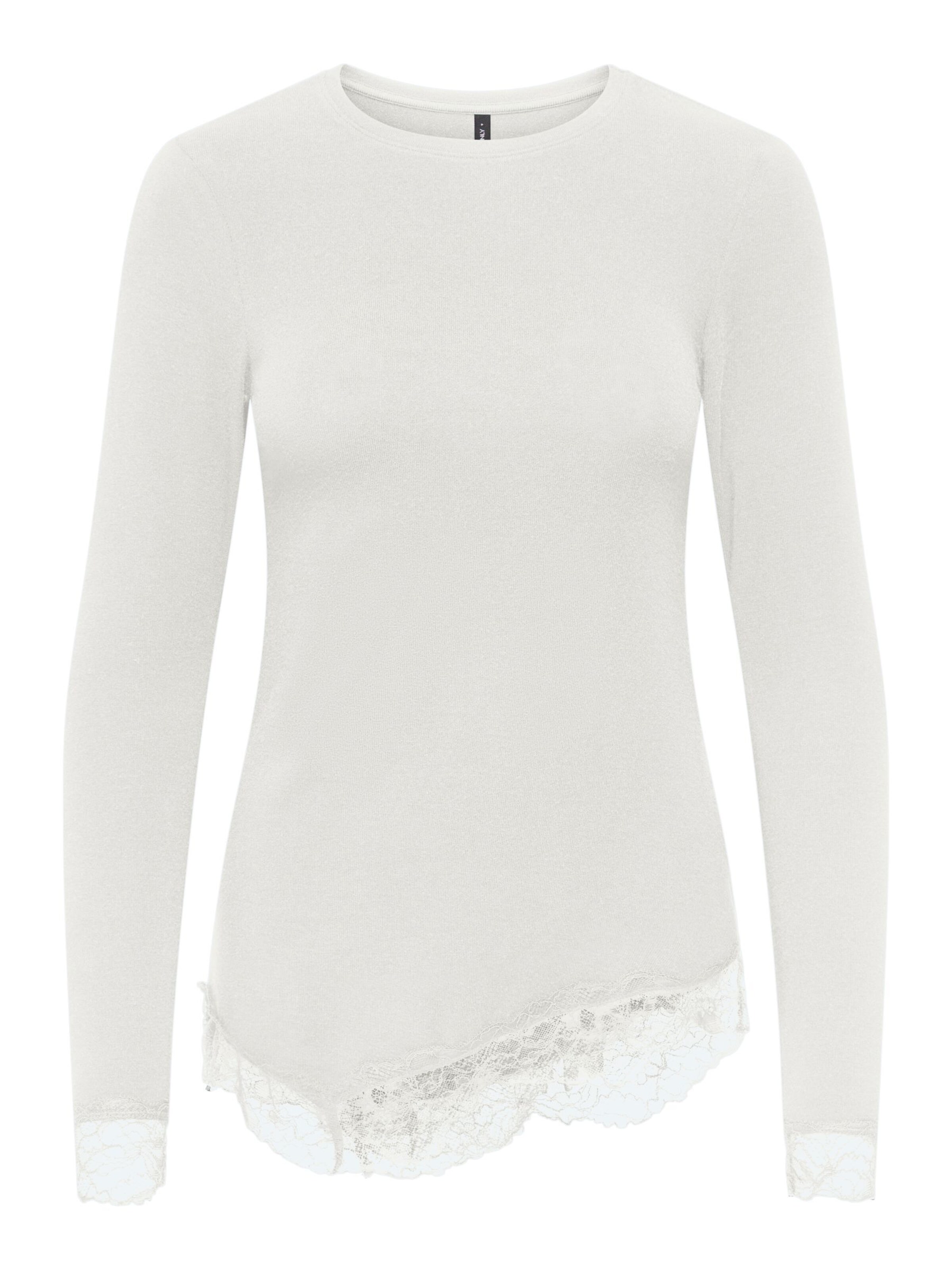 ONLY Haut 'ONLGLAMOUR' en XS en blanc, Vue avec produit