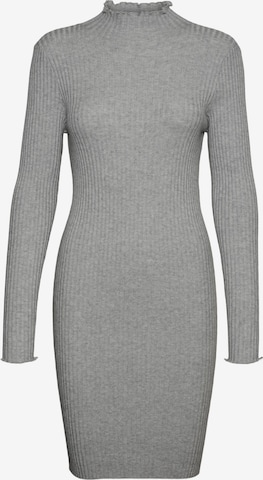 VERO MODA Stickad klänning 'Evie' i grå: framsida