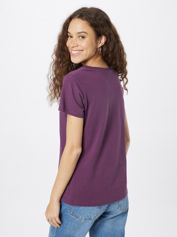 purpurinė LEVI'S ® Marškinėliai 'Perfect Vneck'