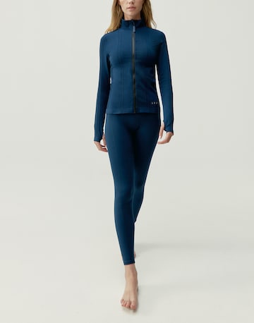 Born Living Yoga Skinny Tussenjas ' India ' in Blauw