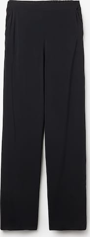 Tezenis Wide leg Pants in Black: front