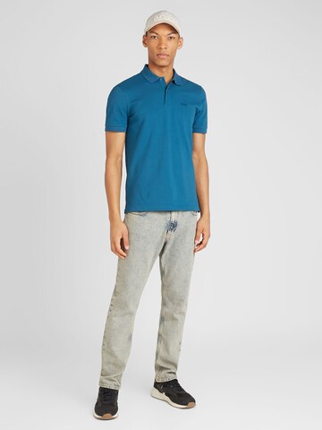 BOSS Poloshirt 'Pallas' in Blau