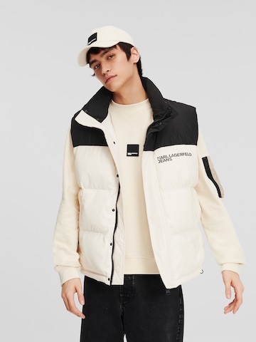 Vestă de la KARL LAGERFELD JEANS pe negru: față