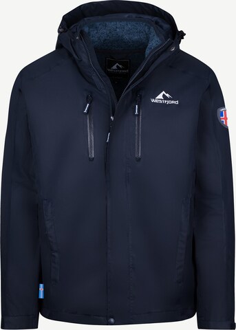 WESTFJORD Outdoor jacket in Blue: front