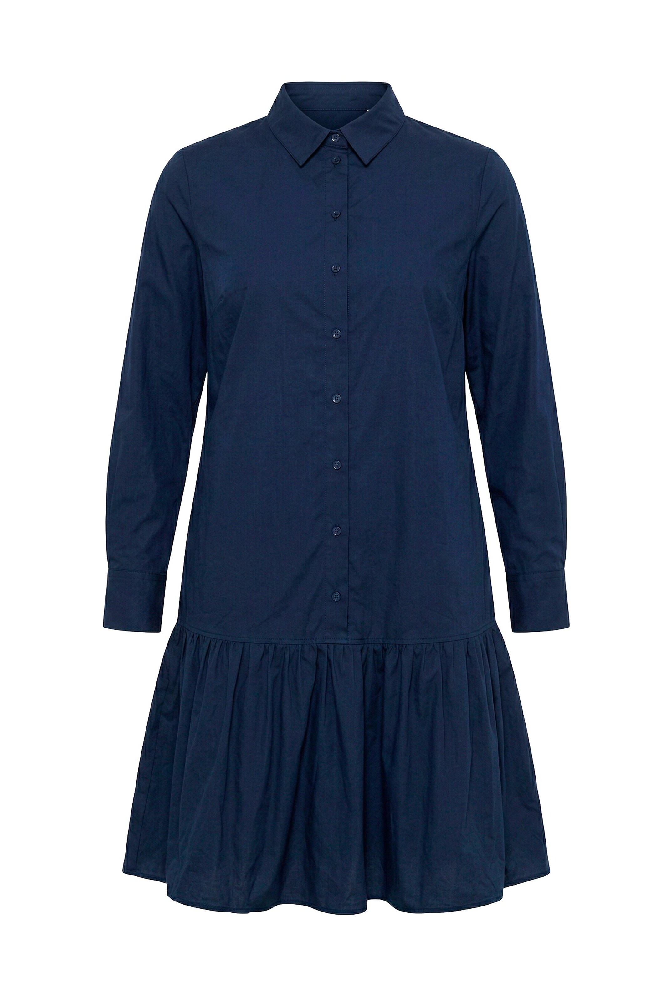 Ulla Popken Midikleid in Blau: Vorderseite