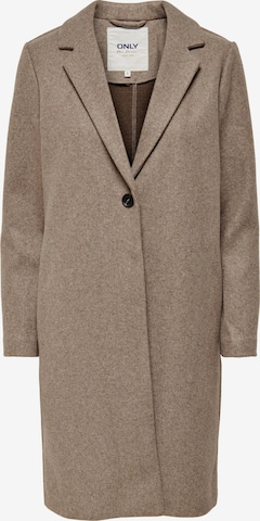 ONLY Between-Seasons Coat 'Trillion' in Brown: front