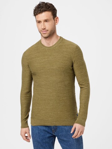 Pullover di TOM TAILOR DENIM in verde: frontale