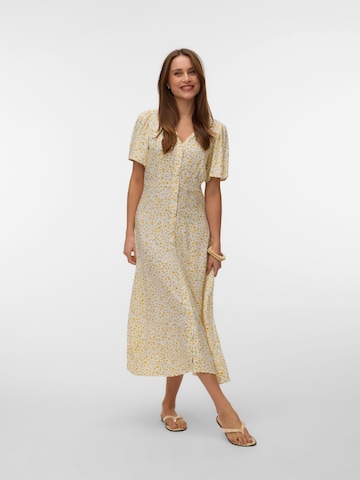 VERO MODA Kleid 'VMAlba' in Beige