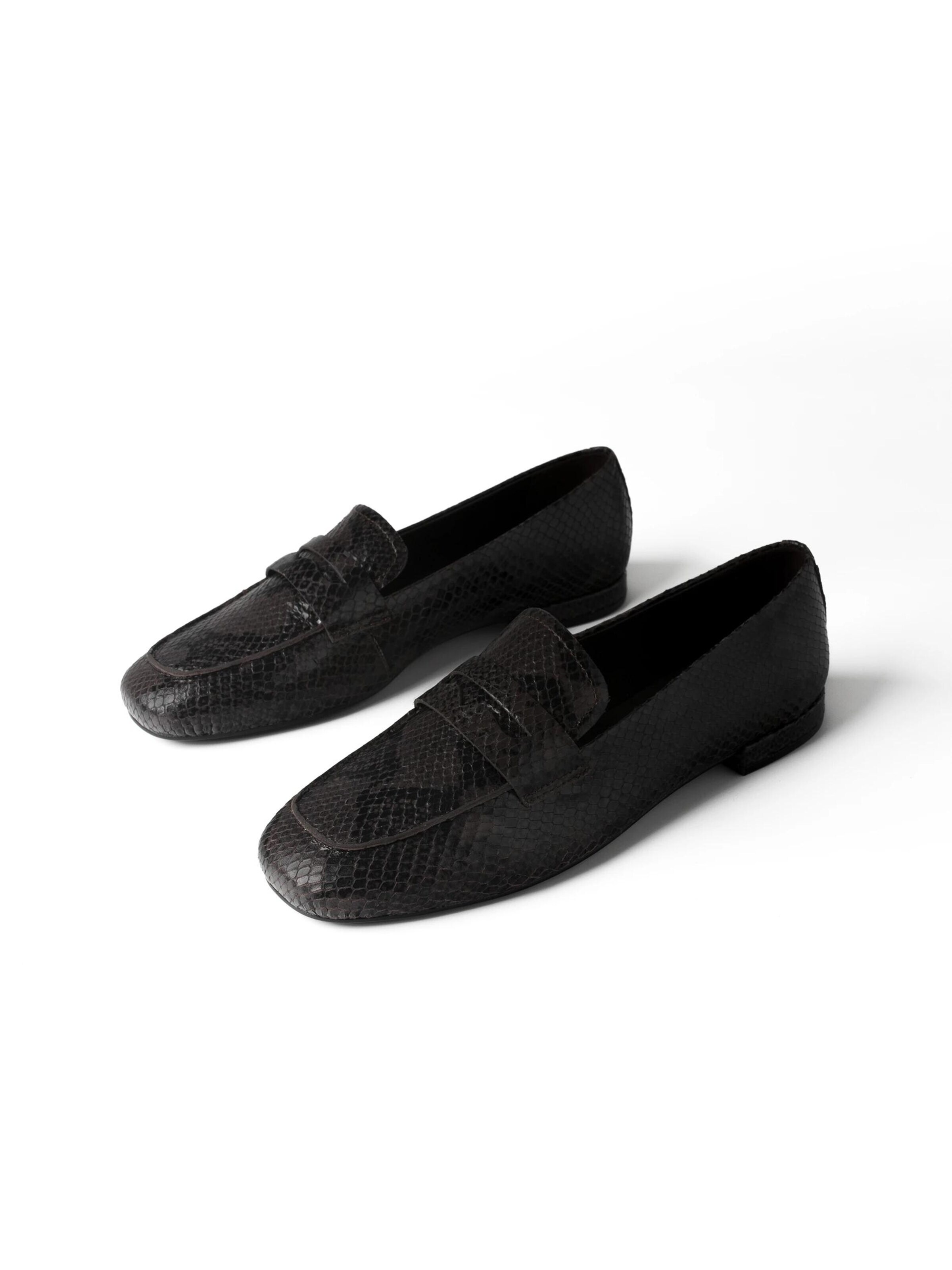 L37 HANDMADE SHOES Mokassin 'QUIET WINTER MORNING' i brun