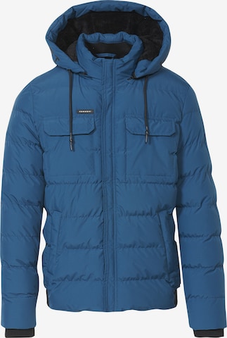 Giacca invernale di KOROSHI in blu: frontale