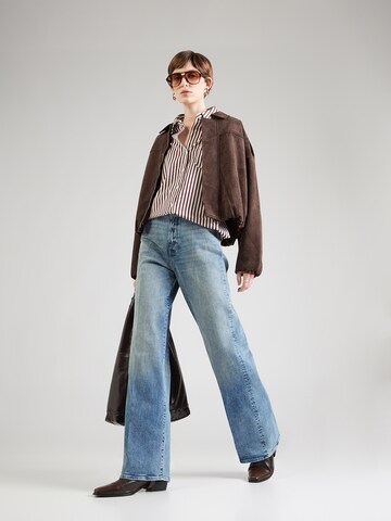 G-STAR - Perna larga Calças de ganga 'Deck 2.0' em azul