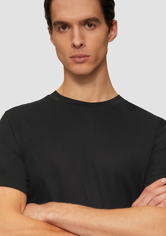 s.Oliver BLACK LABEL T-Shirt in Schwarz