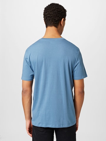 WRANGLER T-shirt 'SIGN OFF TEE' i blå
