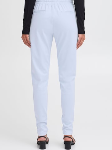 ICHI - Tapered Calças chino ' IHKate ' em azul