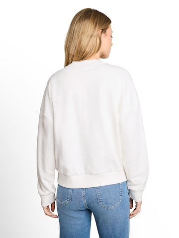 TOM TAILOR DENIM Μπλούζα φούτερ σε λευκό