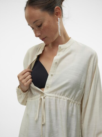 Chemisier MAMALICIOUS en beige