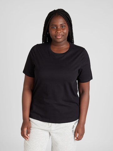 EVOKED Μπλουζάκι 'VISYBIL' σε μαύρο: μπροστά