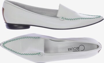 Donna Carolina Flats & Loafers in 41 in White: front