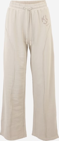 balta KARL LAGERFELD JEANS Laisvas Kelnės 'ESSENTIAL': priekis