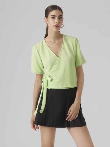 VERO MODA Blouse 'NORA' in Groen