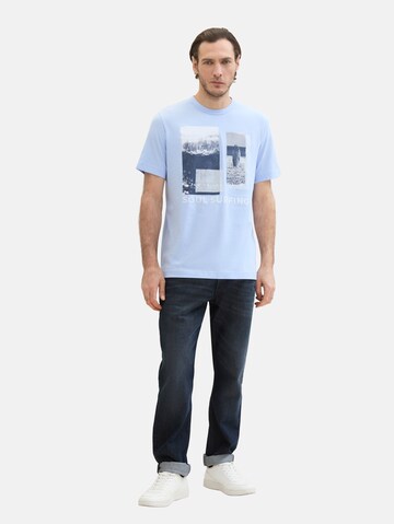 TOM TAILOR T-Shirt in Blau