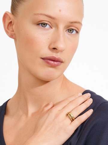 Bague 'Kaisyn' Pilgrim en or : devant