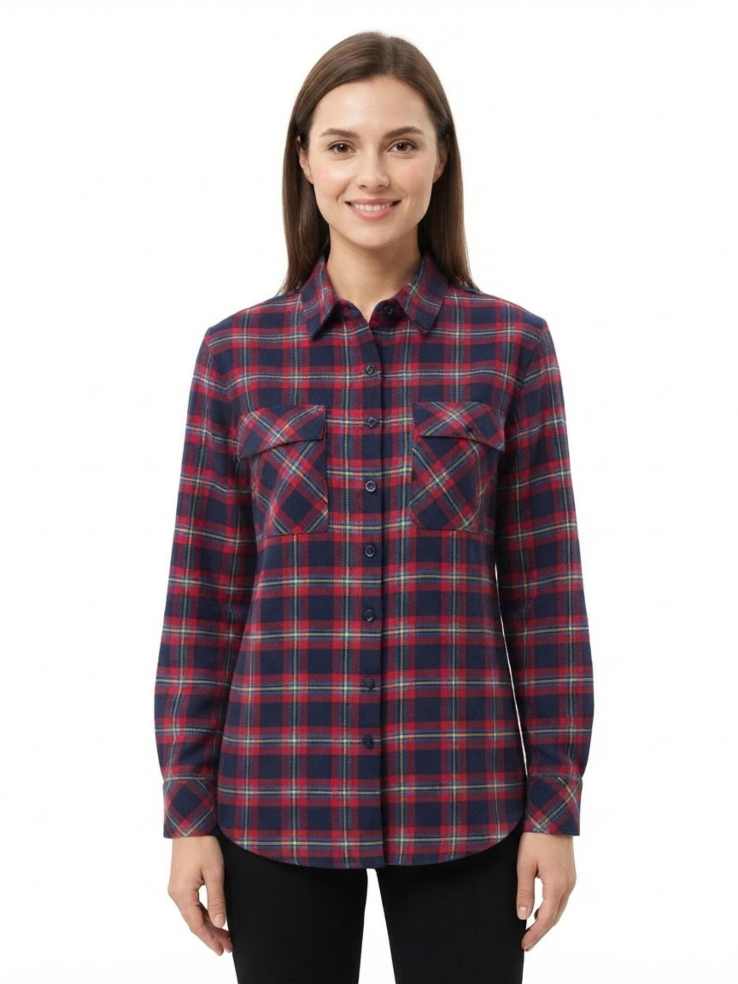 Chemisier 'Comfy regular' Radwa en bleu